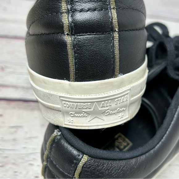 CONVERSE Black Leather Chuck Taylor All Stars - Picture 4 of 11